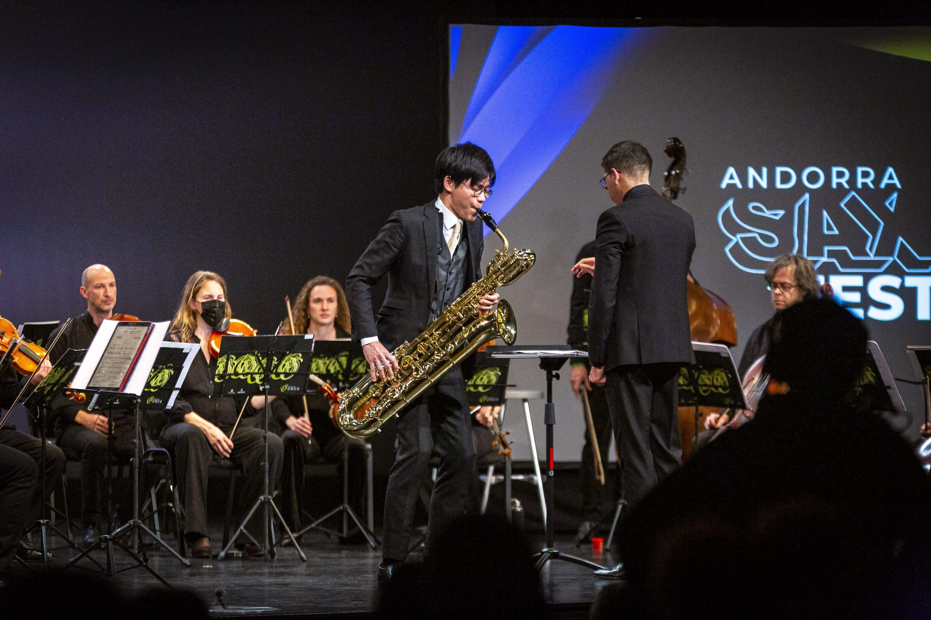 Un dels concerts de saxo d'aquesta edició del certamen.
