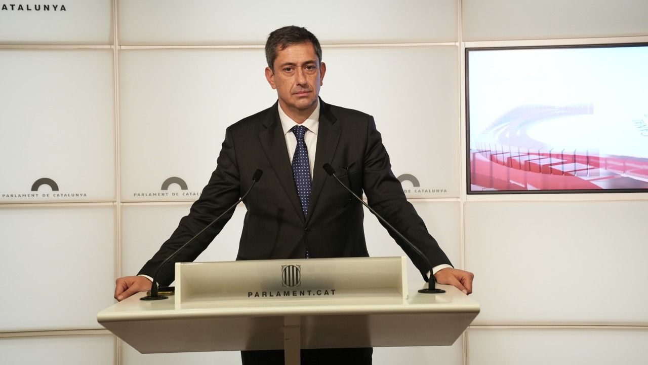 El diputat al parlament de Catalunya de Vox, Antonio Gallego. El diputat al parlament de Catalunya de Vox, Antonio Gallego.