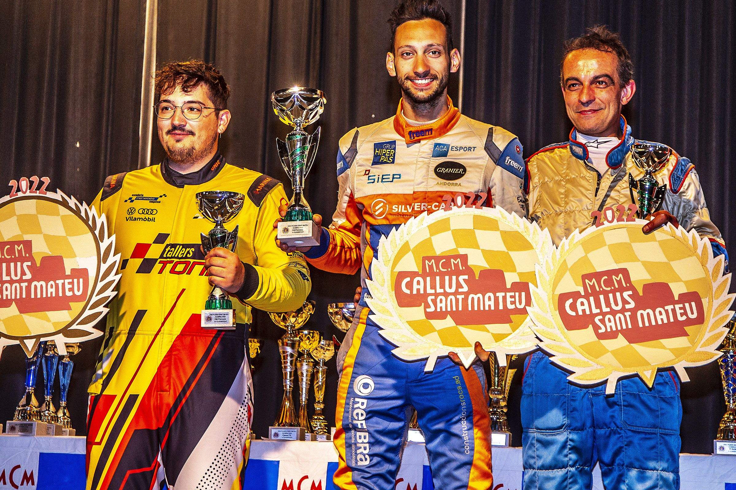 Montellà, al podi de la categoria CM.