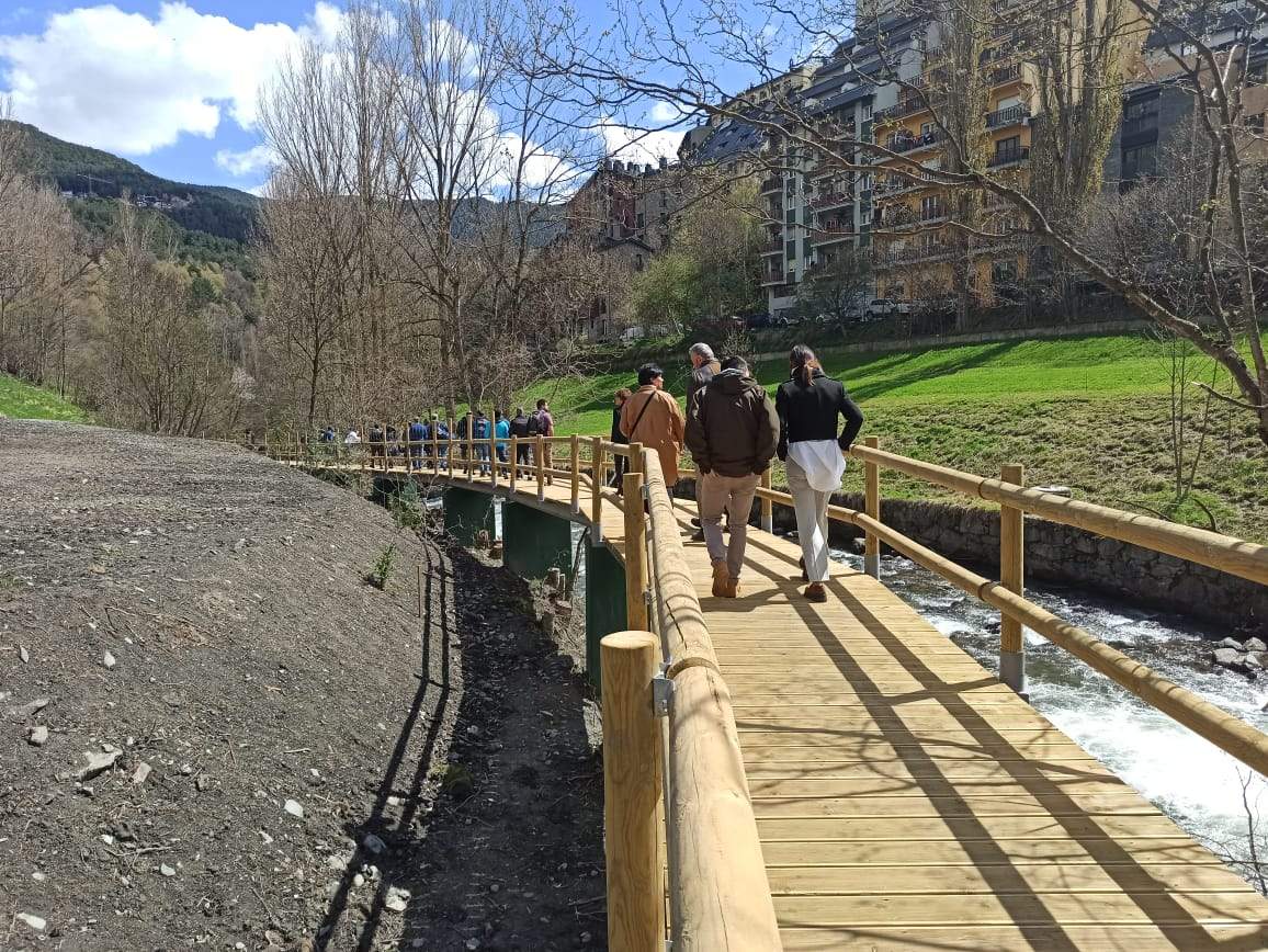 El tram que s'ha inaugurat a la Massana.