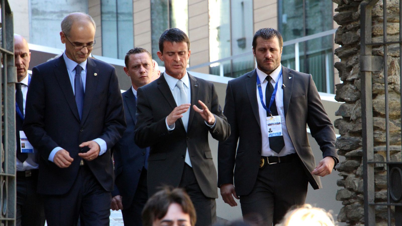 Manuel Valls, durant la seva visita a Andorra. Manuel Valls, durant la seva visita a Andorra.