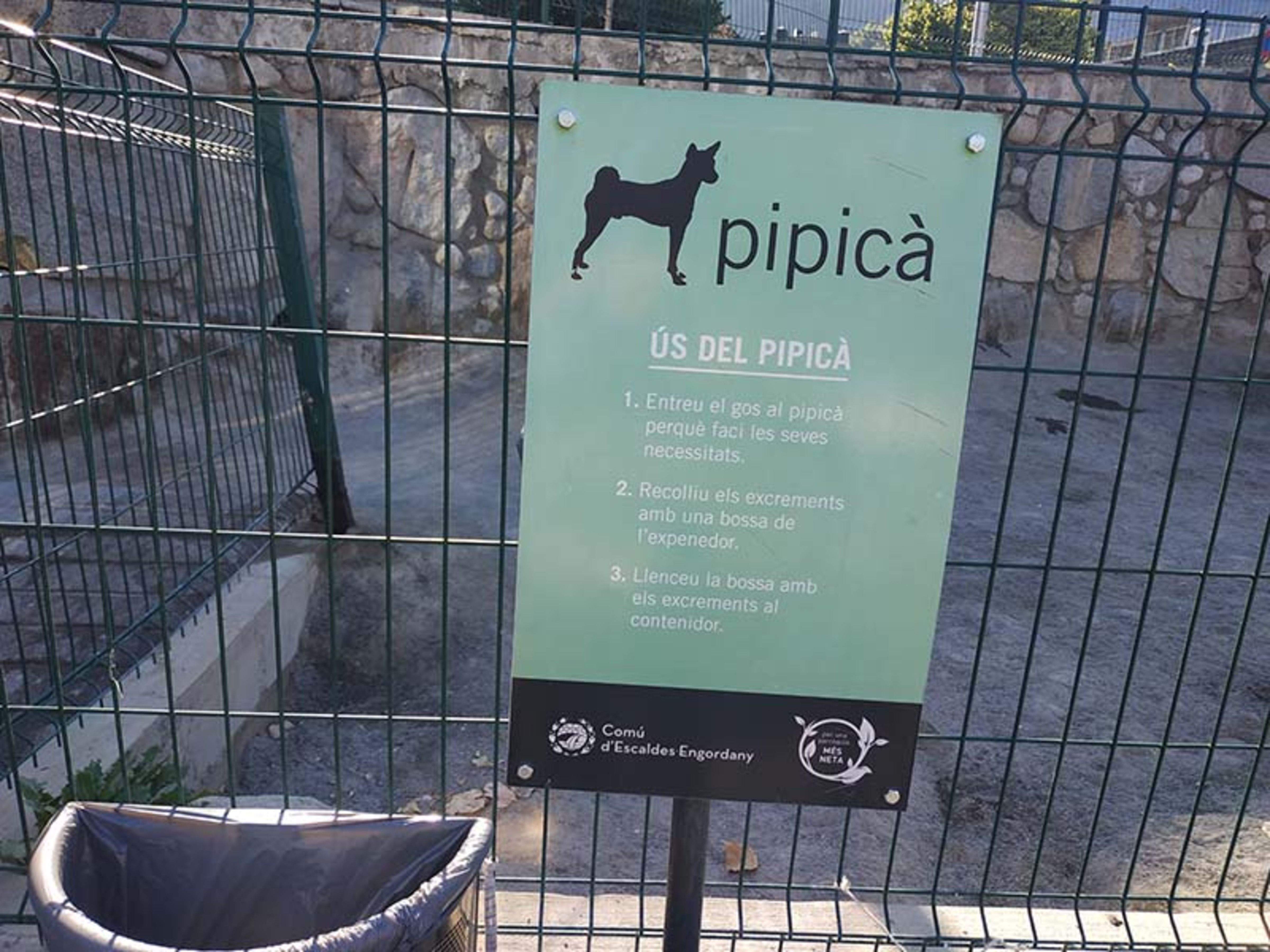 Un pipicà a Escaldes.